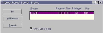 Thoroughbred Server Status